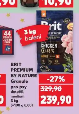 Kaufland Brit premium granule pro psy nabídka