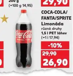 Kaufland Coca-cola nabídka