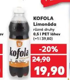 Kaufland Kofola nabídka