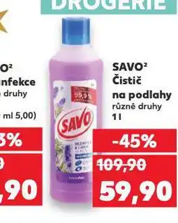 Kaufland Savo čistič na podlahy nabídka