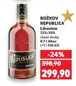 Kaufland Božkov republica nabídka
