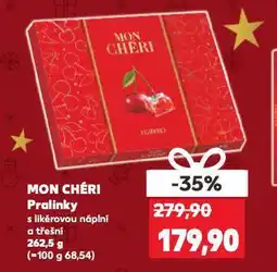 Kaufland Mon chéri pralinky nabídka