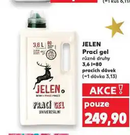 Kaufland Jelen prací gel nabídka