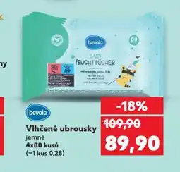 Kaufland Bevola vlhčené ubrousky nabídka