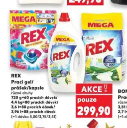 Kaufland Rex prací prášek nabídka