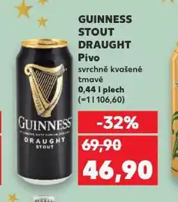 Kaufland Pivo guinness nabídka