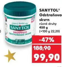 Kaufland Sanytol odstraňovač skvrn nabídka