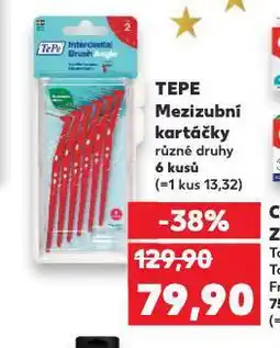 Kaufland Tepe mezizubní kartáčky nabídka