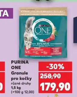 Kaufland Purina one granule pro kočky nabídka