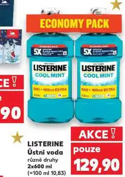 Kaufland Listerine ústní voda nabídka