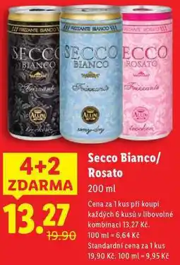 Lidl Secco Bianco/Rosato, 200 ml nabídka