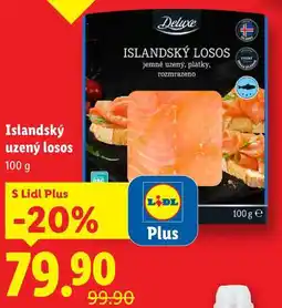 Lidl Islandský uzený losos, 100 g nabídka