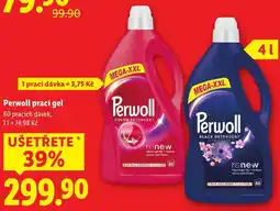 Lidl Perwoll prací gel, 80 pracích dávek nabídka