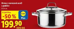 Lidl Hrnec z nerezové oceli s poklicí nabídka