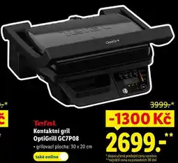 Lidl Tefal Kontaktní gril OptiGrill GC7P08 nabídka