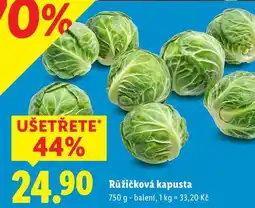 Lidl Růžičková kapusta, 750 g nabídka