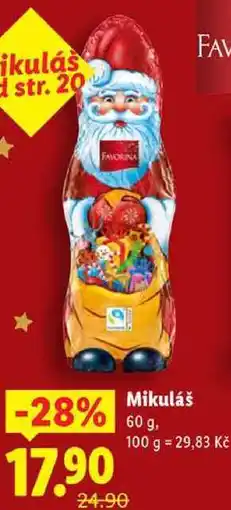 Lidl Mikuláš, 60 g nabídka