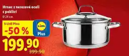 Lidl Hrnec z nerezové oceli s poklicí nabídka
