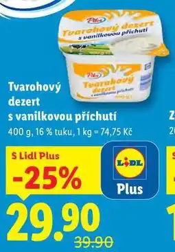 Lidl Tuarchový dezert s vanilkovou příchutí, 400 g nabídka