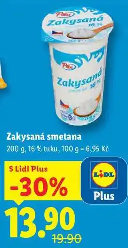 Lidl Zakysaná smetana, 200 g nabídka