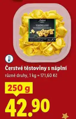 Lidl Čerstvé těstoviny s náplní, 250 g nabídka