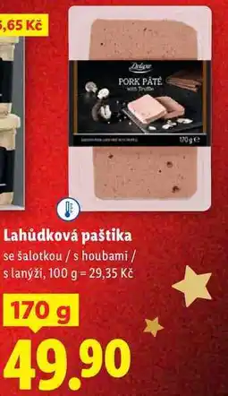 Lidl Lahůdková paštika, 170 g nabídka