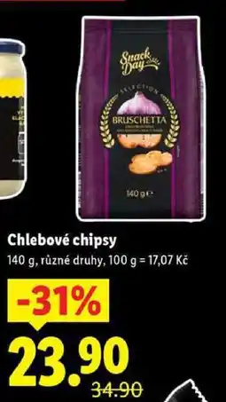 Lidl Chlebové chipsy, 140 g nabídka