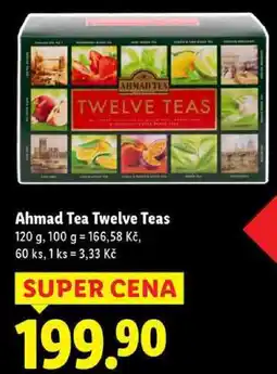 Lidl Ahmad Tea Twelve Teas, 120 g nabídka