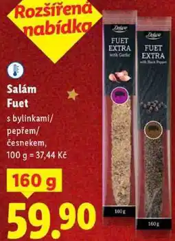 Lidl Salám Fuet, 160 g nabídka
