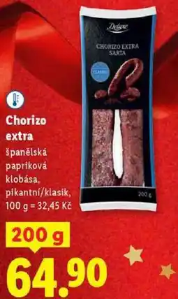 Lidl Chorizo extra, 200 g nabídka