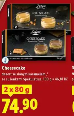 Lidl Cheesecake, 2x 80 g nabídka