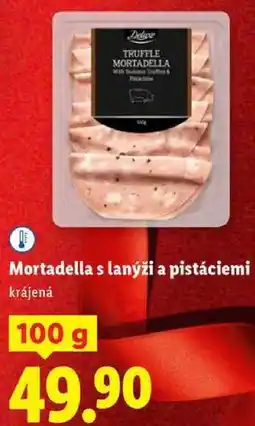 Lidl Mortadella s lanýži a pistáciemi, 100 g nabídka