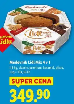 Lidl Medovník Lidl Mix 4 v 1, 1,8 kg nabídka