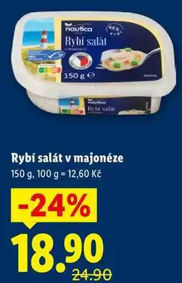 Lidl Rybí salát v majonéze, 150 g nabídka