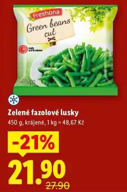 Lidl Zelené fazolové lusky, 450 g nabídka