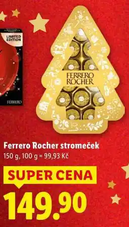 Lidl Ferrero Rocher stromeček, 150 g nabídka