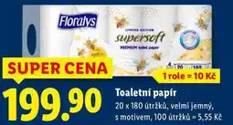 Lidl Toaletní papír, 20x 180 útržků nabídka