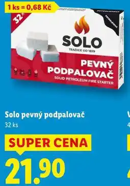 Lidl Solo pevný podpalovač, 32 ks nabídka