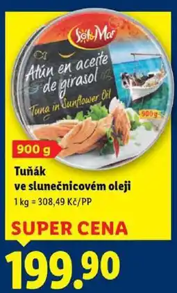 Lidl Tuňák ve slunečnicovém oleji, 900 g nabídka