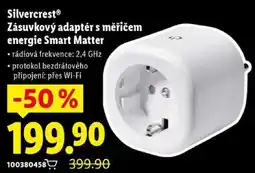 Lidl Silvercrest Zásuvkový adaptér s měřičem energie Smart Matter nabídka