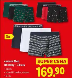 Lidl esmara Men Boxerky - 3 kusy nabídka