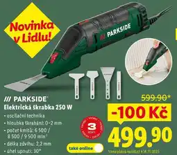 Lidl PARKSIDE Elektrická škrabka 250 W nabídka