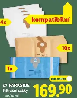 Lidl PARKSIDE Filtrační sáčky nabídka