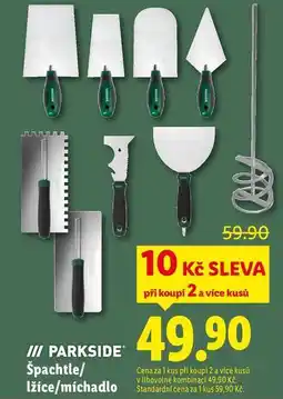 Lidl PARKSIDE Špachtle/lžíce/míchadlo nabídka