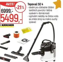 Globus Tepovač SE 4 nabídka