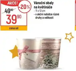 Globus Vánoční obaly na květináče nabídka