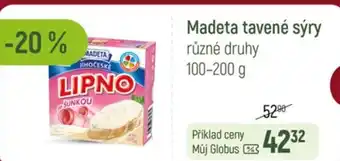 Globus Madeta tavené sýry nabídka