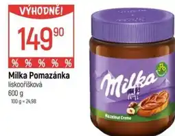 Globus Milka Pomazánka liskooříšková nabídka