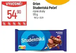 Globus Orion Studentská Pečeť nabídka