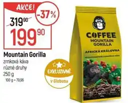 Globus Mountain Gorilla zrnková káva nabídka